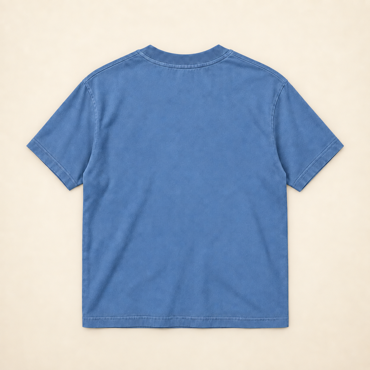 MadeInPinas KAPWA — Everyday Essentials Heavyweight Tee in Pigment Pebble Blue, back view