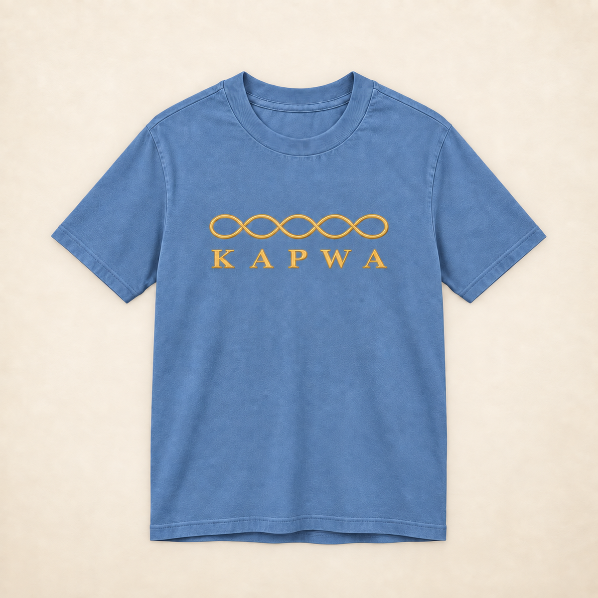 MadeInPinas KAPWA — Everyday Essentials Heavyweight Tee in Pigment Pebble Blue, front view