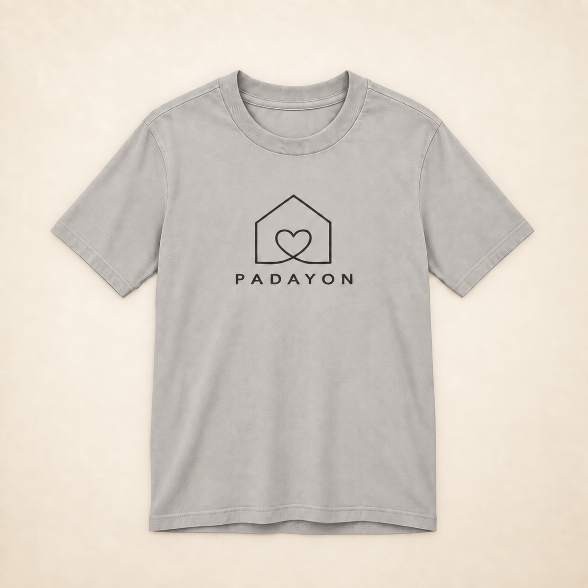 MadeInPinas PADAYON — Everyday Essentials Heavyweight Tee in Pigment Lunar Rock, front view
