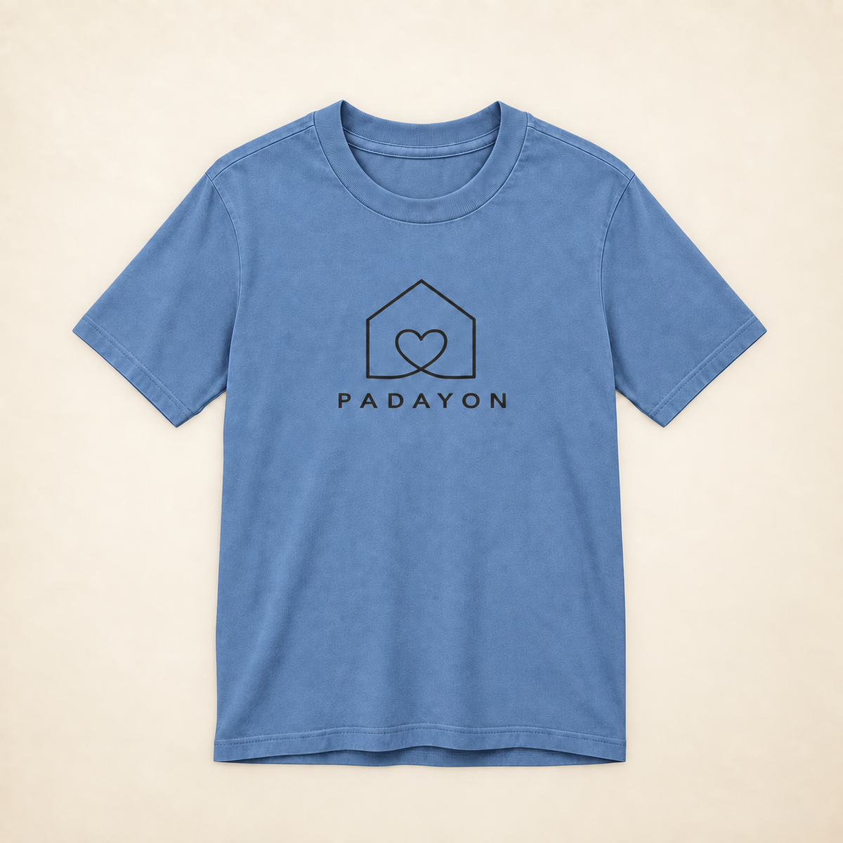 MadeInPinas PADAYON — Everyday Essentials Heavyweight Tee in Pigment Pebble Blue, front view