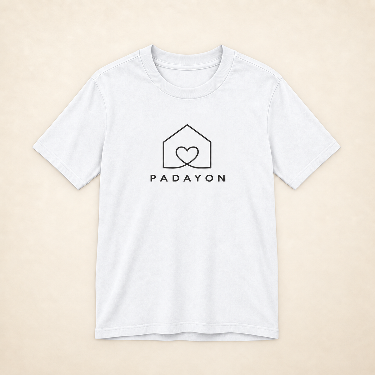 MadeInPinas PADAYON — Everyday Essentials Heavyweight Tee in White, front view