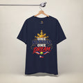 MadeInPinas One Nation, One Dream Tee in Navy, hanging view 2