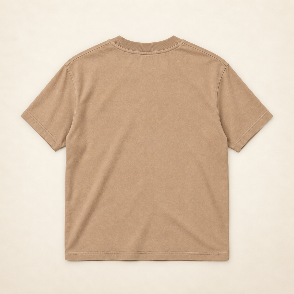 MadeInPinas PO & OPO Heavyweight Tee in Pigment French Oak, back view