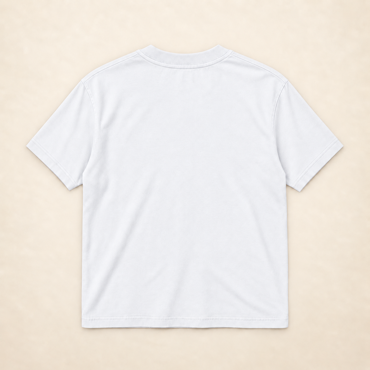 MadeInPinas PUSO Heavyweight Tee in White, back view