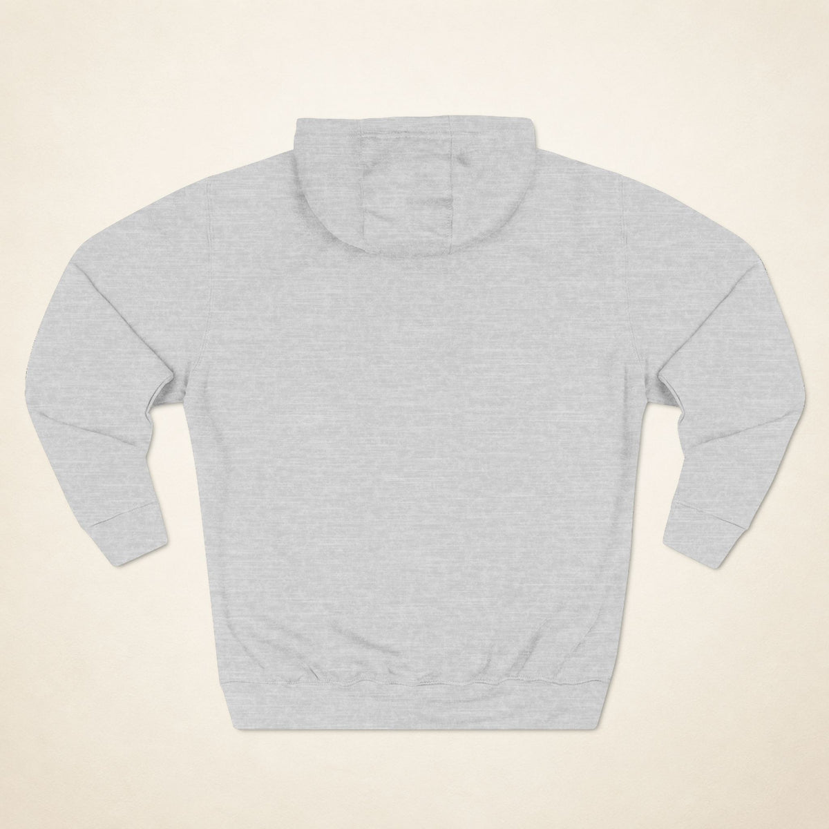 MadeInPinas Puso Hoodie in Heather Grey, back view
