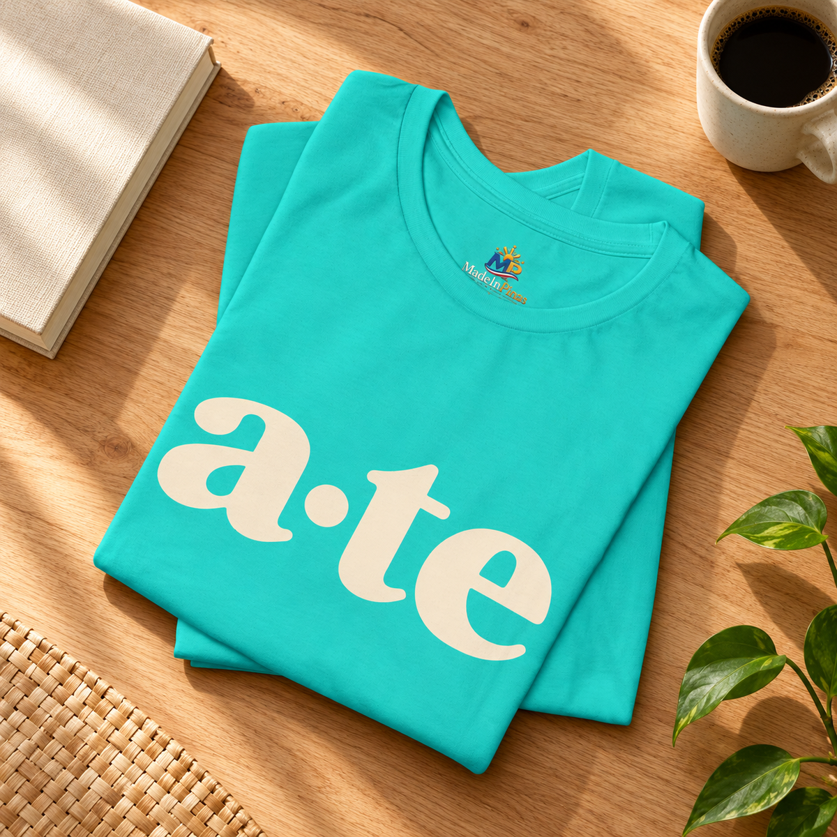 ATE Filipino T-Shirt, Minimalist Sister Typography Graphic Tee