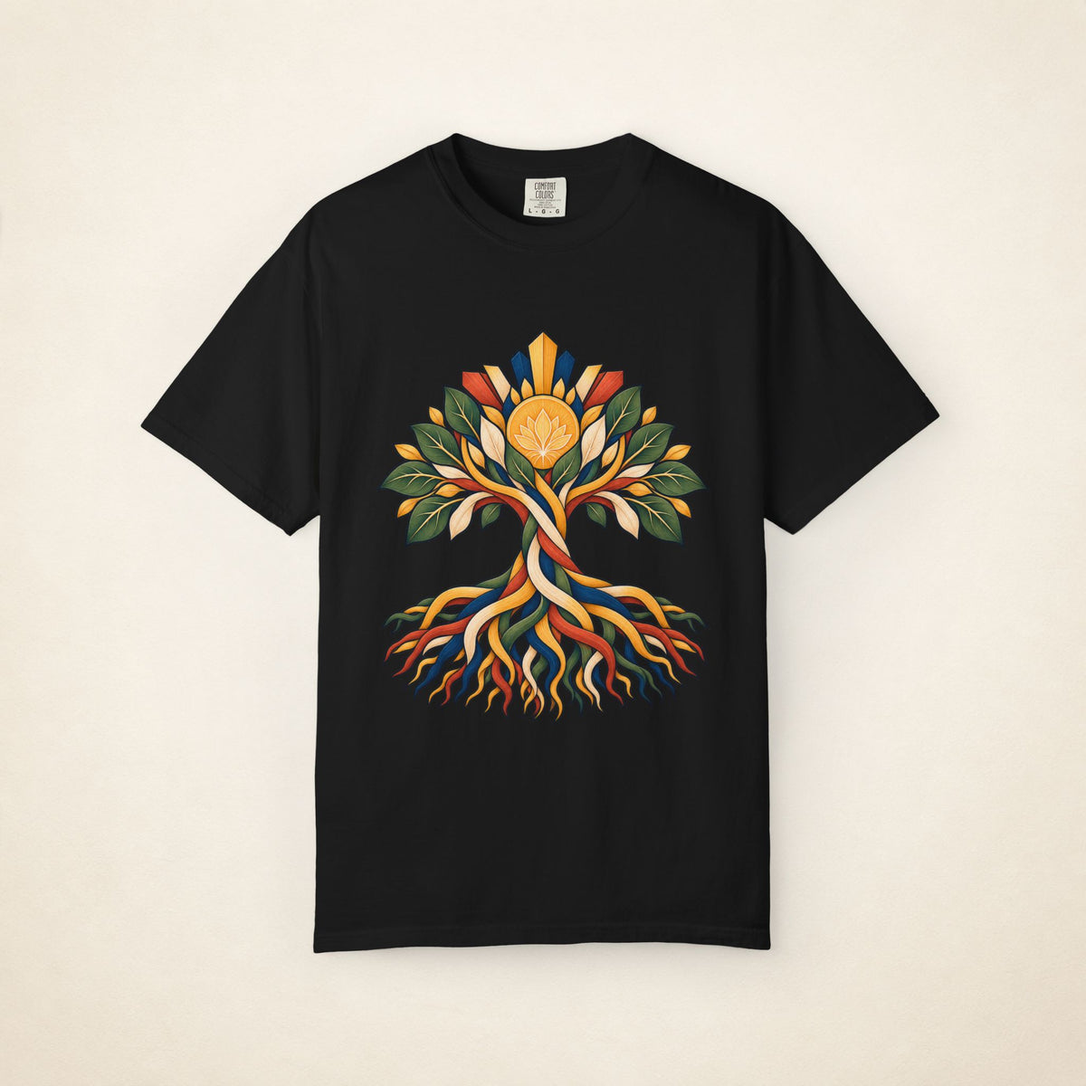 MadeInPinas UGAT — Filipino Heritage Heavyweight Tee in Black, front view