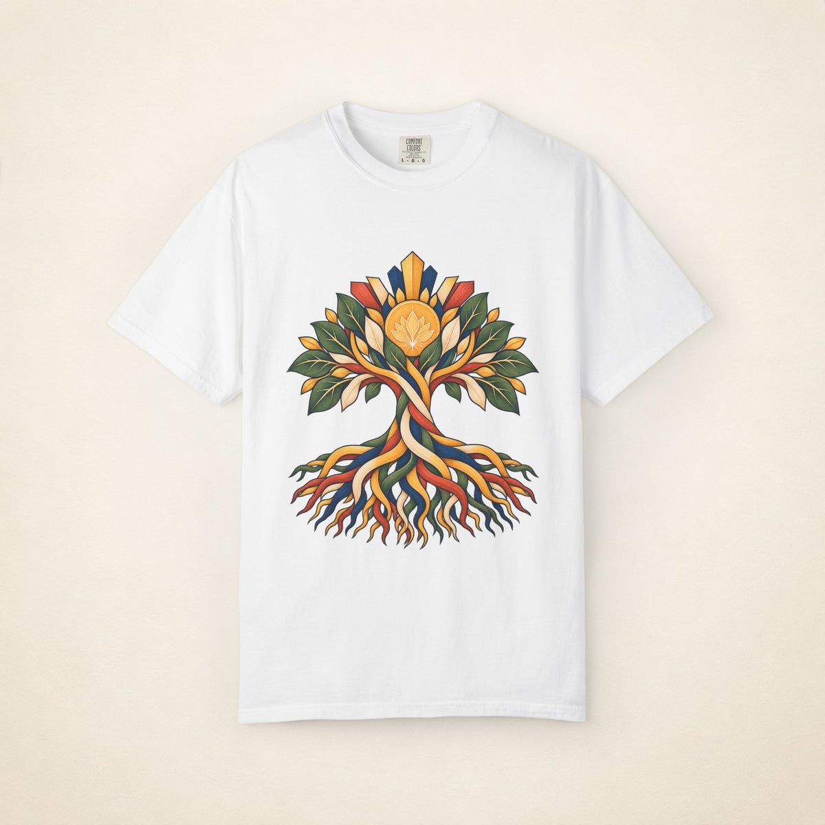 MadeInPinas UGAT — Filipino Heritage Heavyweight Tee in White, front view